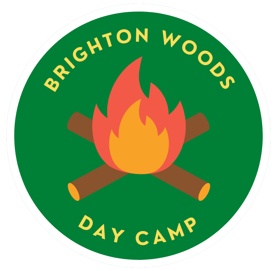 Brighton Woods Day Camp with a campfire